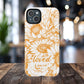 Loved John 3:16, Inspirational Gift, Tough iPhone Magnetic Case Scripture, Sunflower Bible Verse, MagSafe® iPhone® Tough Case, iPhone 14, iPhone 15, iPhone 16, Pro, Pro Max, Plus