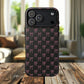 Coquette Chic Bow-Patterned Tough Magnetic iPhone Case, Stylish Gift for Her, Protective iPhone Cover, Trendy Accessory, iPhone Birthday Gift, Fashionable Tech