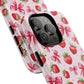 Strawberry Blush Coquette Magnetic Tough iPhone Cases - Funky Fruit Cases, Floral iPhone Cover, Trendy Gifts, iPhone Accessories, Strawberry Lover