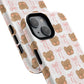 Cute Bear Pattern Magnetic Phone Case, Durable Animal Design, Gift for Kids, Trendy Case for iPhone, Cute Phone Accessory