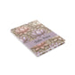 Personalized Stained Glass Lotus Blossom Hardcover Notebook — Custom Name and Affirmation Puffy Cover Journal.