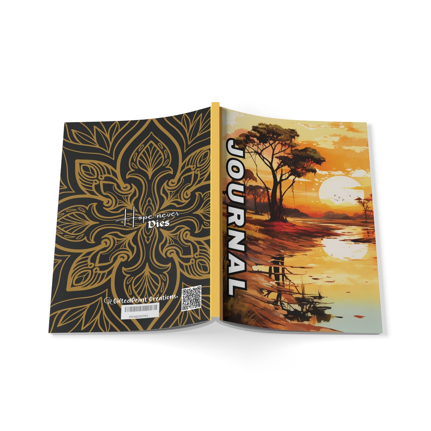 Nature-Themed Softcover Notebook, A5 Journal for Creatives, Mindfulness Mama, Reflection Diary, Gifts for Artists, Travel Log