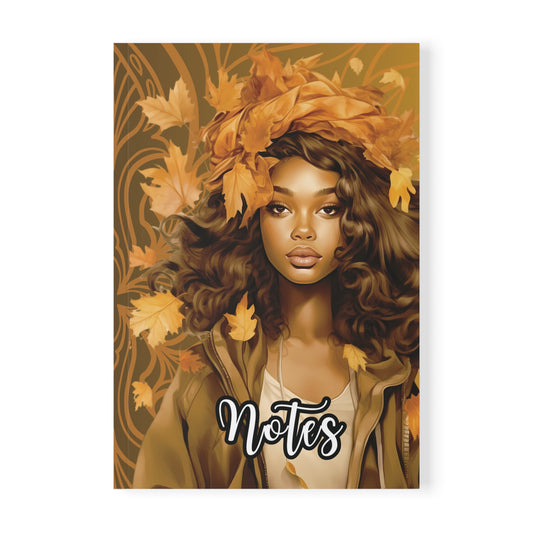 Bohemian A5 Softcover Notebook - Autumn Inspiration, Journal, Planner, Back to School, Gift for Writers, Notes