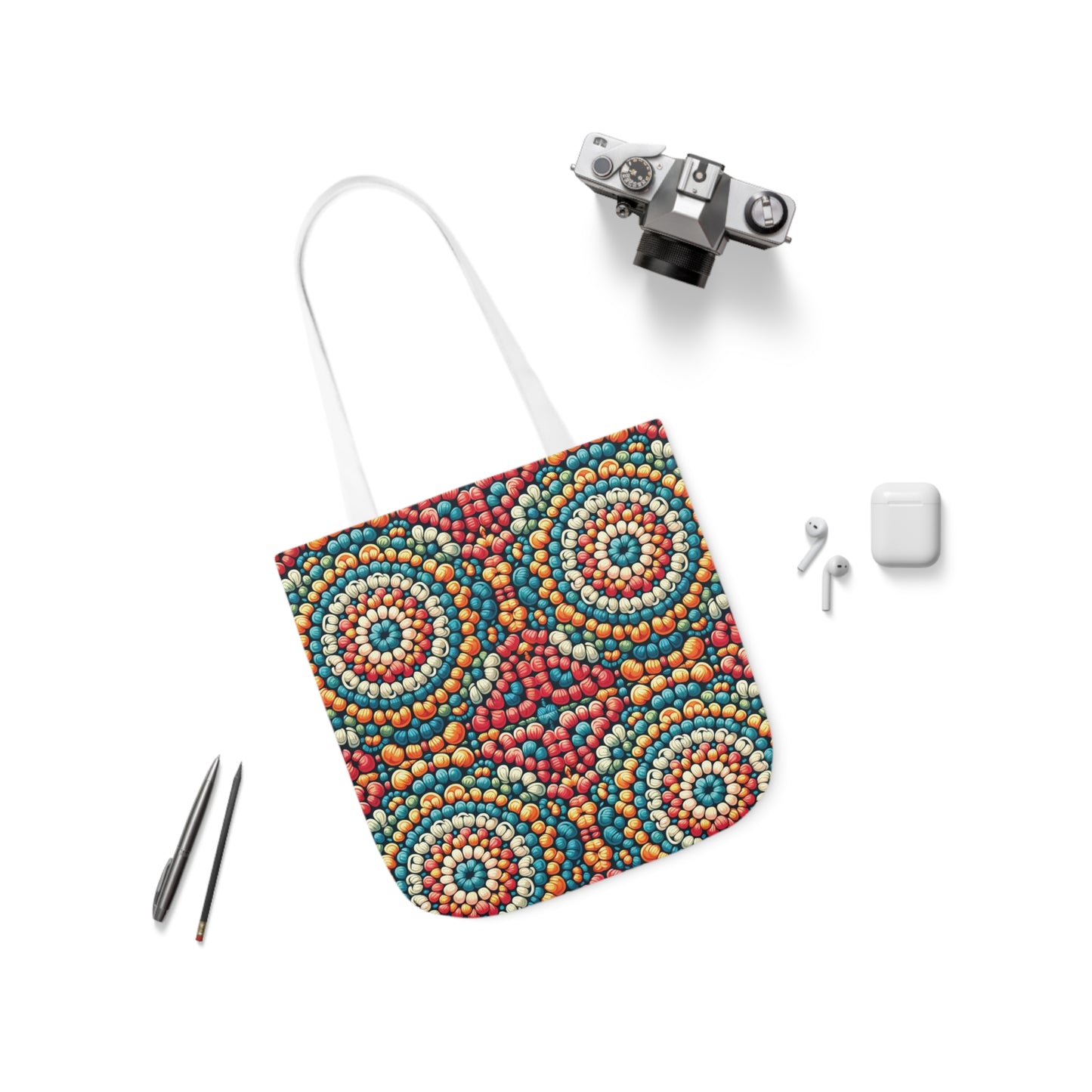 Kaleidoscope Canvas Tote Bag