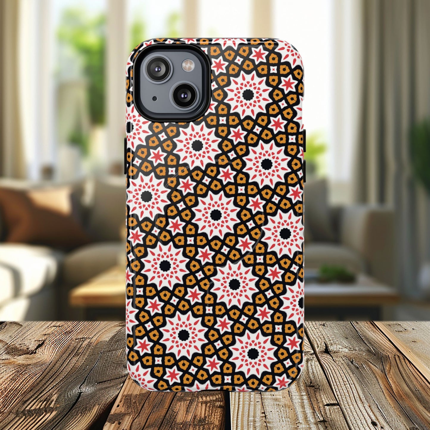Bohemian Patterned Tough Magnetic Cases, Unique Phone Protection, Stylish Phone Cover, Gift for Trendsetters, Vibrant Designs