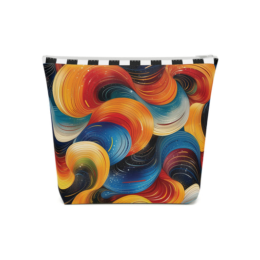 Cosmic Swirl Cotton Cosmetic Bag