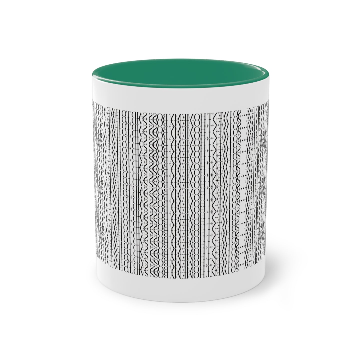 Two Tone Funny Hidden Message Mug - “My Boss said to have a good day… so I went home.”- Viral Optical Illusion Mug - Secret Sarcastic Work Message - Dishwasher Safe, Unique Gifts for Coffee Lovers, Home & Office Decor, Holiday Present.