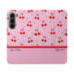 Personalized Cherry Blossom Dreams Flip iPhone and Samsung Cases — Wallet Folio with Name & Affirmation.