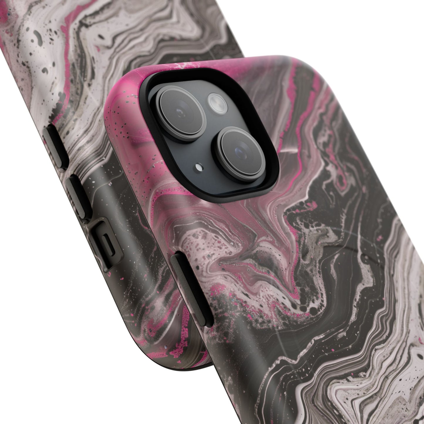 Stylish Magnetic iPhone Cases for Tough Protection, Trendy iPhone Covers, Gift for Teens, Modern Tech Accessories, Marble iPhone Design Cases