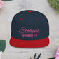 Pink Elohim Snapback Cap - Faith-Inspired Flat Bill Hat, Baseball Hat, Perfect for Gifts, Daily Wear, Spiritual Events