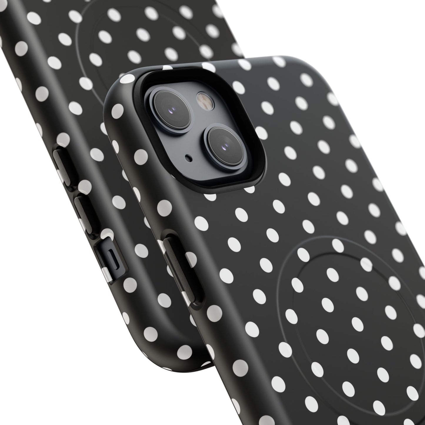 Polka Dot Tough iPhone Magnetic Case, Stylish iPhone Cover for Protection, Unique Gift for Birthdays, Holidays, Tech Lovers