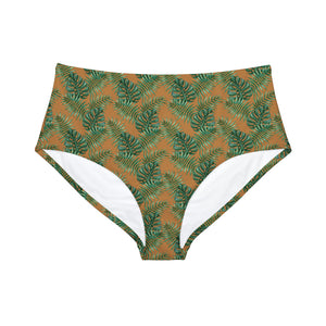 BrownTropical Bliss High-Waist Hipster Bikini Bottom (AOP)