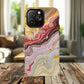 Colorful Red Marble iPhone Case, Tough Magnetic Cases, Stylish iPhone Protection, Unique Gift for iPhone Lovers, iPhone Accessories