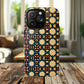 Celestial Spice Tiling Colorful Tough Magnetic iPhone Case, Unique iPhone Cover, Artistic Mobile Shell, Durable Design Accessory, Trendy Gift Idea, MagSafe® iPhone Case.