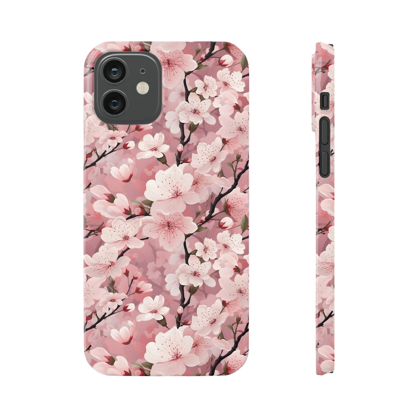 Cherry Blossom Slim Phone Cases for iPhone and Samsung