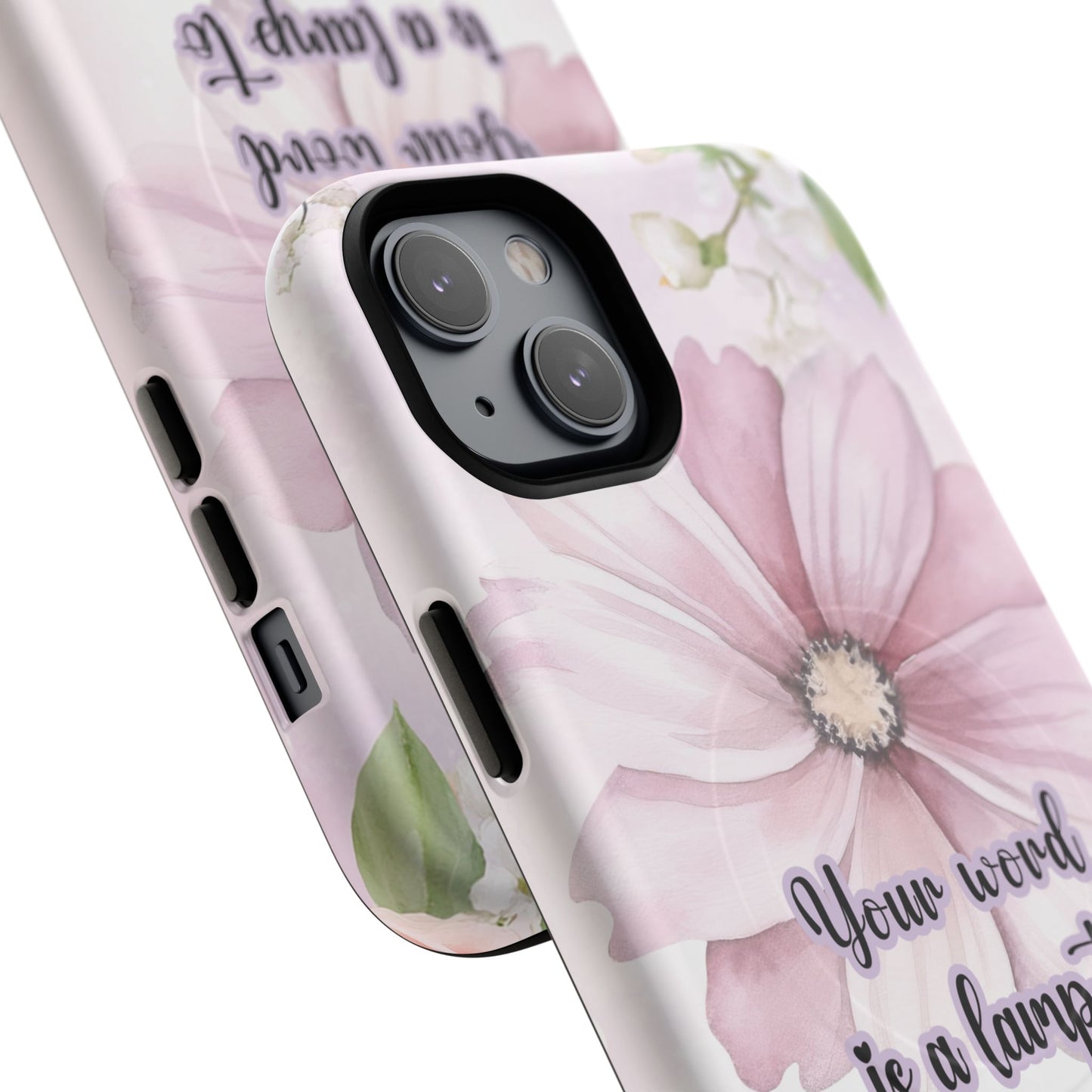 Your Word is a Lamp to My Feet Psalm 119:105 | Inspirational Gift, Tough iPhone Magnetic Case | Scripture, Bible Verse, MagSafe® iPhone® Tough Case, iPhone 14, iPhone 15, iPhone 16, Pro, Pro Max, Plus