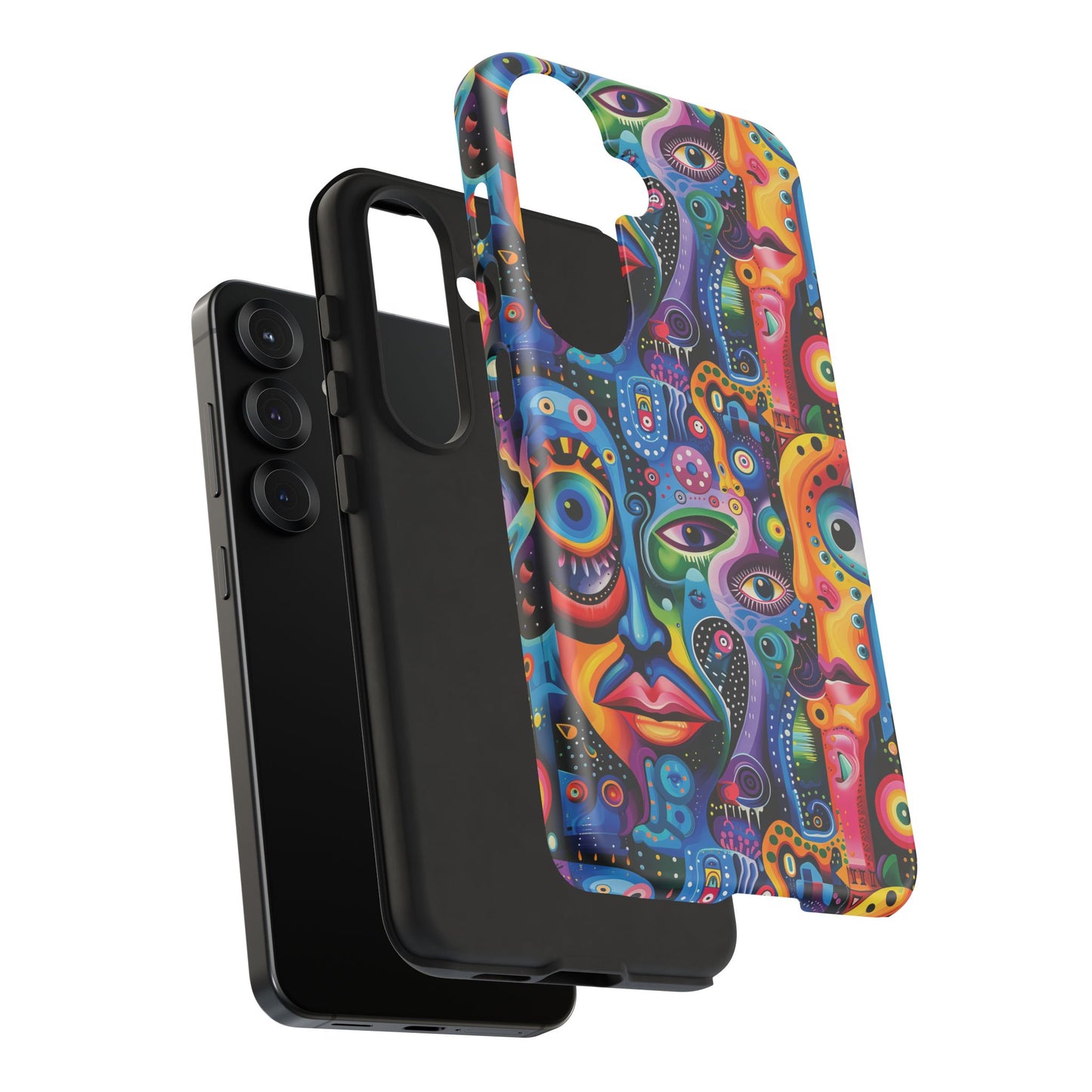 Psychedelic Visions Vibrant Art Google Pixel, iPhone and Samsung Phone Case - Tough Cases for Creative Souls