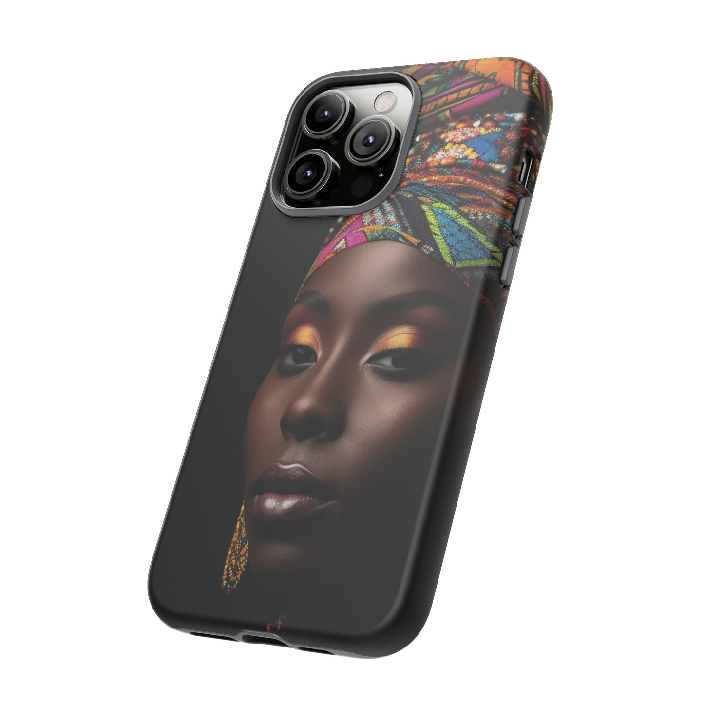 Regal Reflections: African Majesty Tough Google Pixel, iPhone and Samsung Cases.