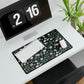 Daisy Delight Floral Desk Mat - Elegant Office Decor for Home & Work.