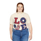 Patriotic Love Unisex Jersey Short Sleeve Tee