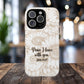 Peace I Leave with You John 14:27,Tough iPhone Magnetic MagSafe® Case Scripture, Sunflower Bible Verse,  iPhone® 13,  14, iPhone 15, iPhone 16, 17, Pro, Pro Max, Plus Cases.