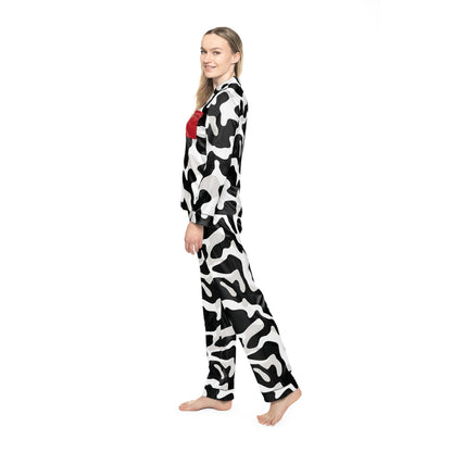 Urban Camo Women's Satin Pajamas (AOP)