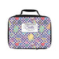 Personalized Purple Doodle Daydream Composition Book Inspired Colorful Kids Lunch Bag for School, Snack Bag, Lunch Tote, Lunchbox, Kids' Bag with Fun Back to School Design