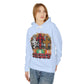 Faithful Harvest Cross Unisex Lightweight Hooded Sweatshirt