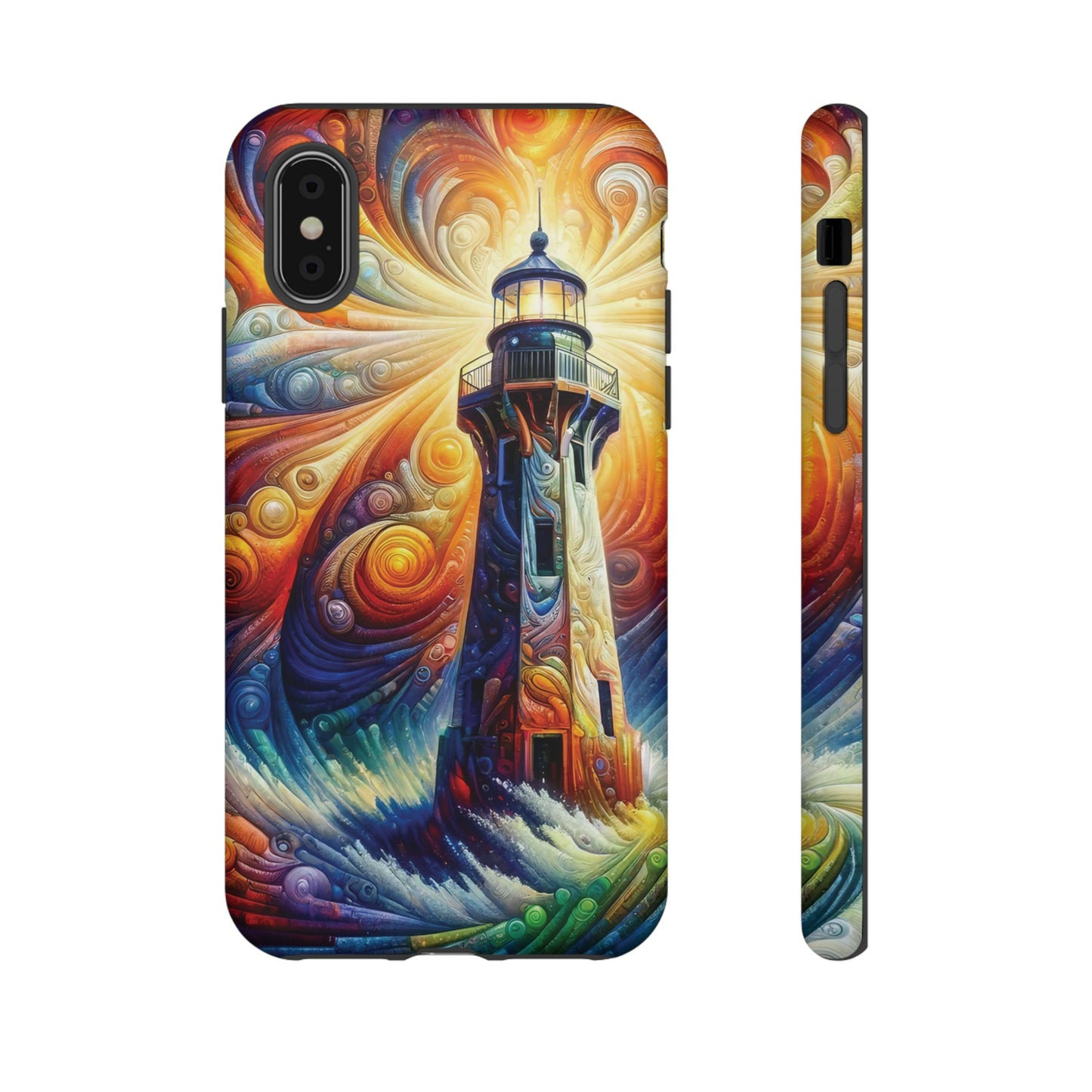 Cosmic Beacon Tough iPhone Cases