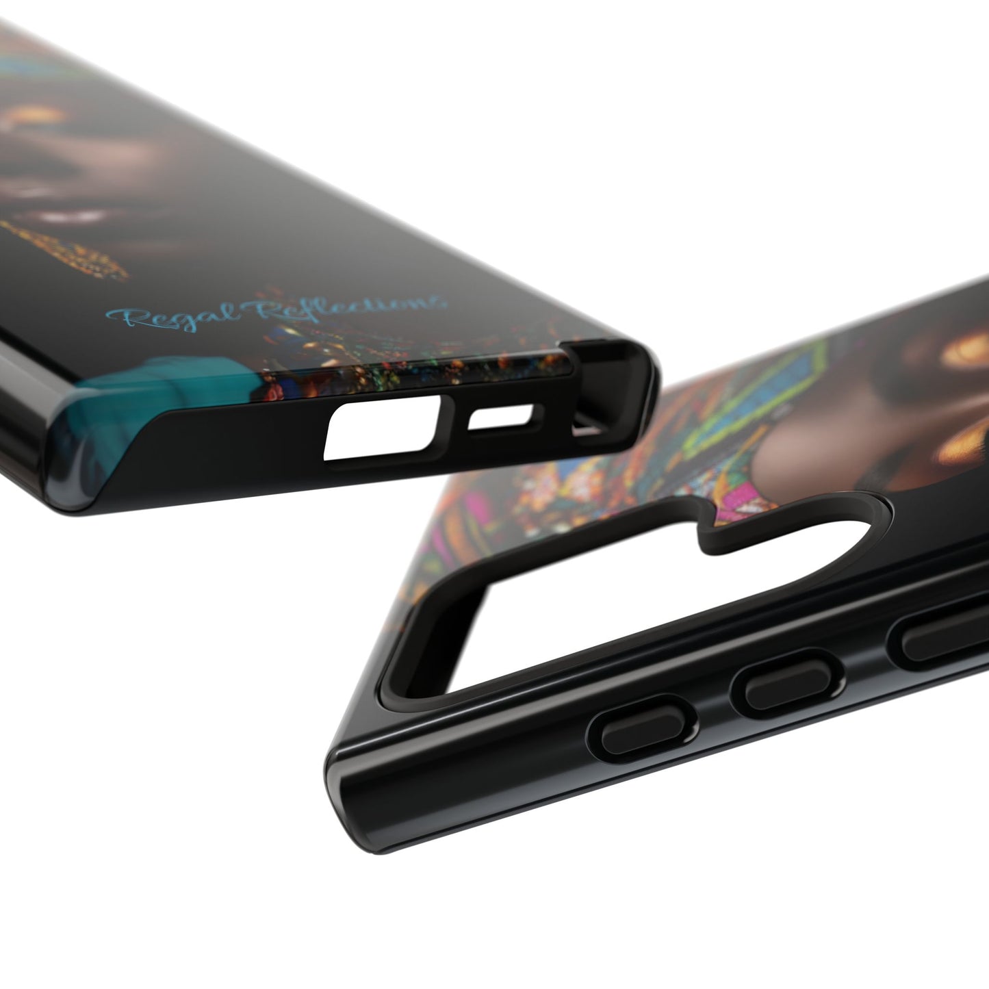 Regal Reflections: African Majesty iPhone, Samsung and Google Tough Phone Cases.