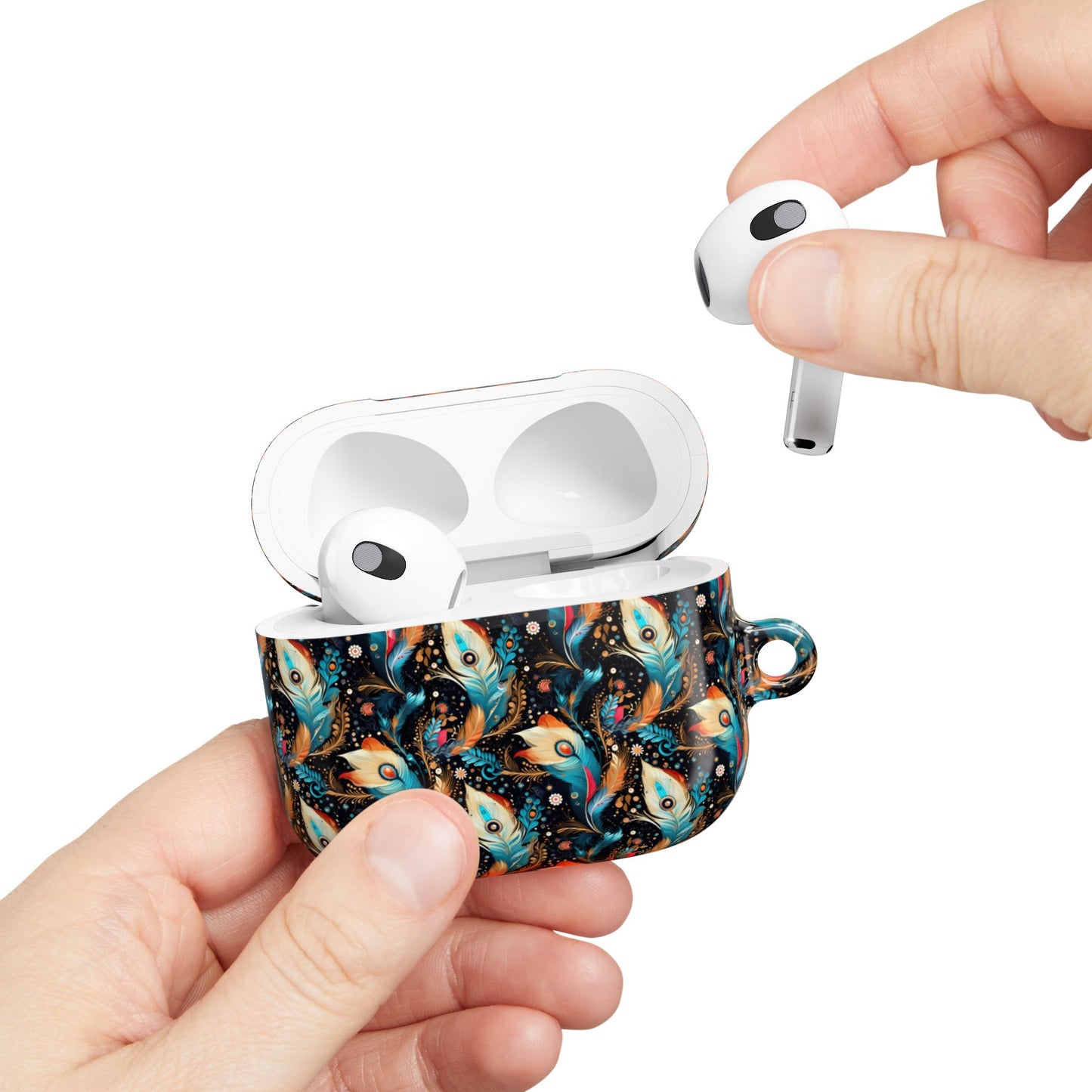 Ethereal Feathers AirPod Case | Stylish & Protective Accessory