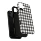 Black and White Gingham Phone Case, Tough Magnetic Cases, Stylish Phone Cover, Gift for Her, Trendy Phone Accessory, Checkered Print