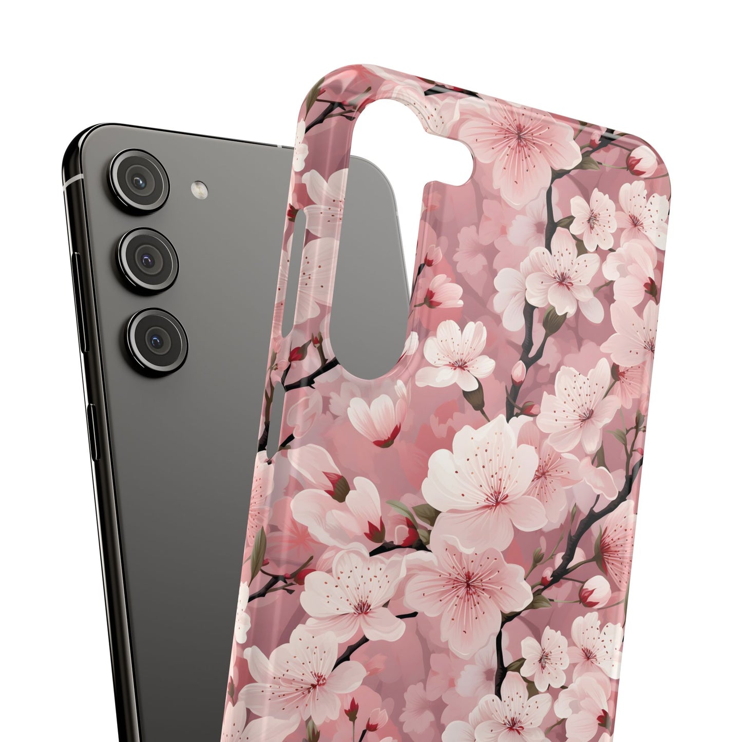 Cherry Blossom Slim Phone Cases for iPhone and Samsung