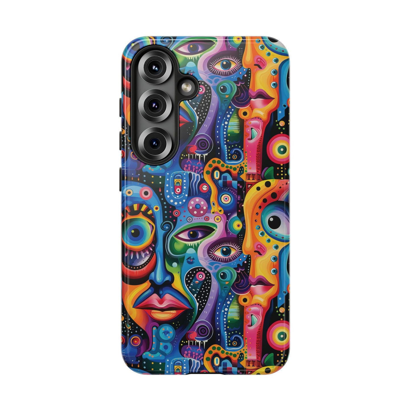 Psychedelic Visions Vibrant Art Google Pixel, iPhone and Samsung Phone Case - Tough Cases for Creative Souls