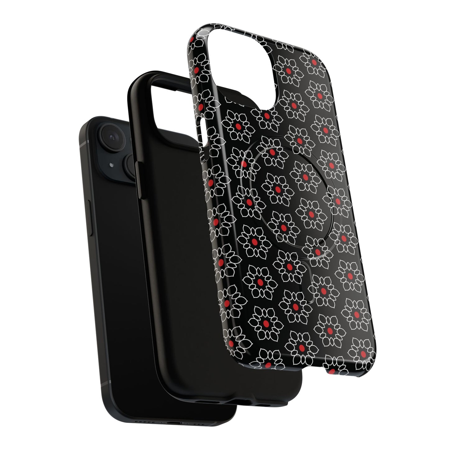 Floral Power Magnetic Tough iPhone Cover | Tough iPhone Cover, Floral Design, Custom iPhone Accessory, Gift for Her, iPhone Case