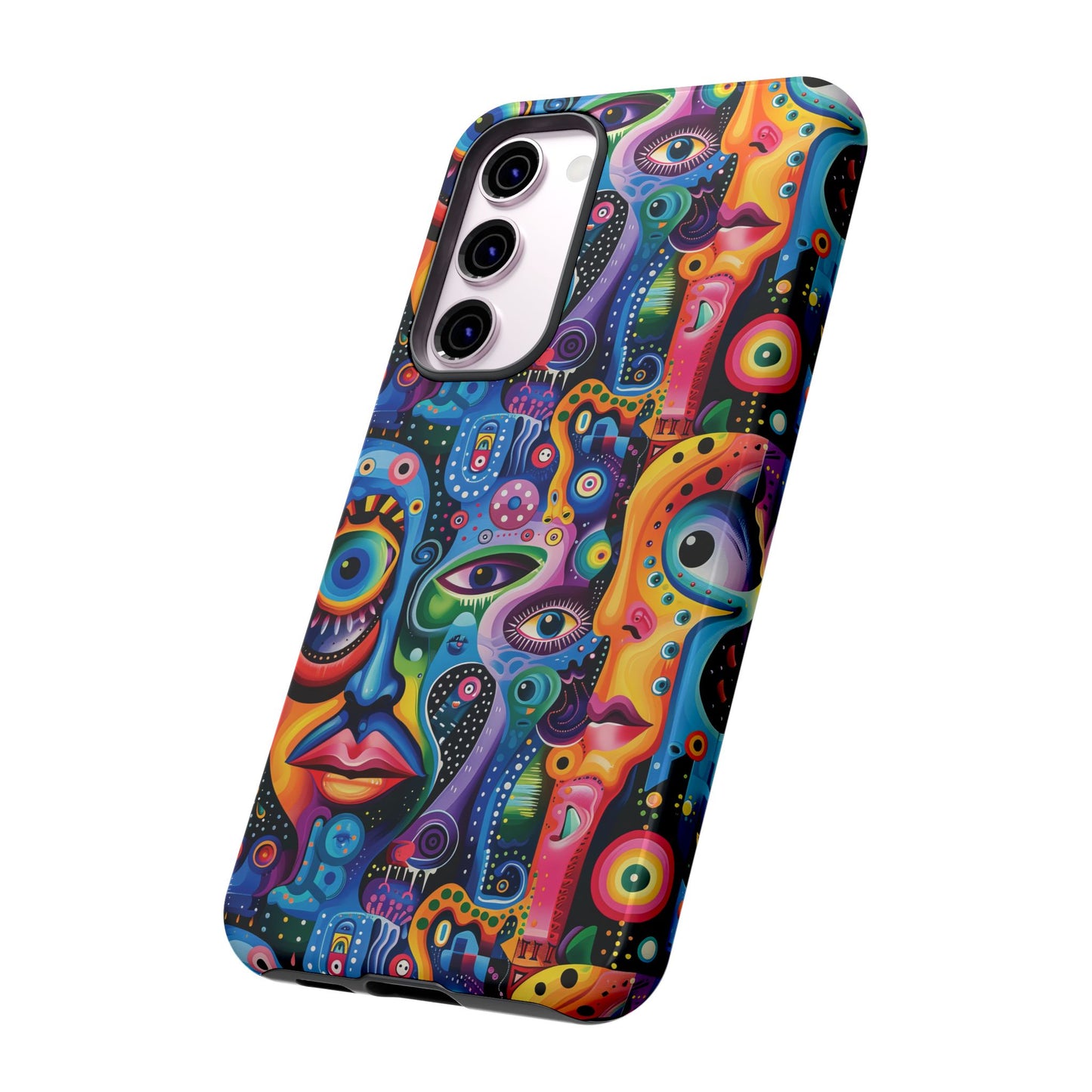 Psychedelic Visions Vibrant Art Google Pixel, iPhone and Samsung Phone Case - Tough Cases for Creative Souls