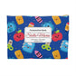 Personalized Blue Kawaii Composition Book Inspired Accessory Pouch, Kids School Supplies, Classroom Organizer, Teacher Gift, Fun Stationery Case, Back to School