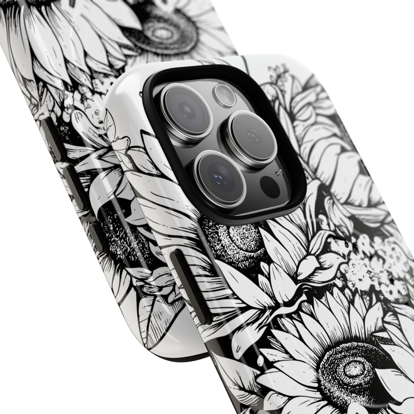 Loved John 3:16, Inspirational Gift, Tough iPhone Magnetic Case Scripture, Sunflower Bible Verse, MagSafe® iPhone® Tough Case, iPhone 14, iPhone 15, iPhone 16, Pro, Pro Max, Plus