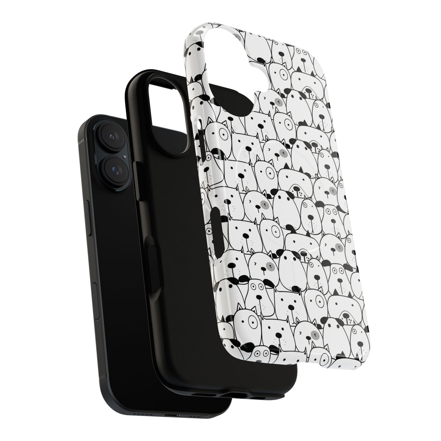 Cute Animal Pattern Phone Case, Tough Magnetic Cases for Pet Lovers, Gifts for Birthday, Holiday, Cute Accessories, Phone Covers