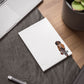 Chic Note Pads with Fashion Illustration, Stylish Sticky Notes for Organizing, Personalized Gifts for Her, Office Supplies, Creative