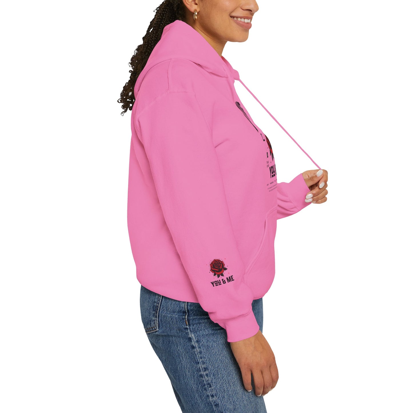You and Me Unisex Gildan Hoodie Sweatshirt