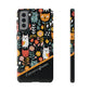Personalized Whimsical Feline Garden Google and Samsung Tough Cases