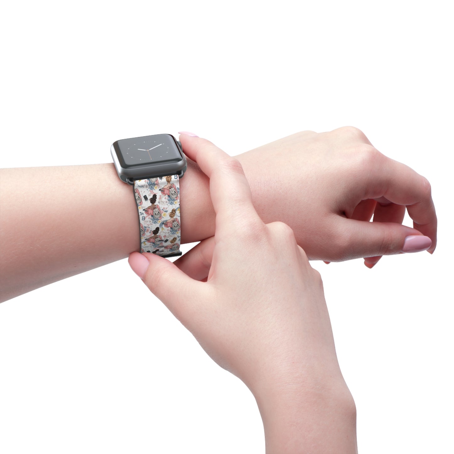 Study Chic Floral Watch Band | Stylish Accessory for Everyday Wear & Gifts.