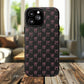 Coquette Chic Bow-Patterned Tough Magnetic iPhone Case, Stylish Gift for Her, Protective iPhone Cover, Trendy Accessory, iPhone Birthday Gift, Fashionable Tech