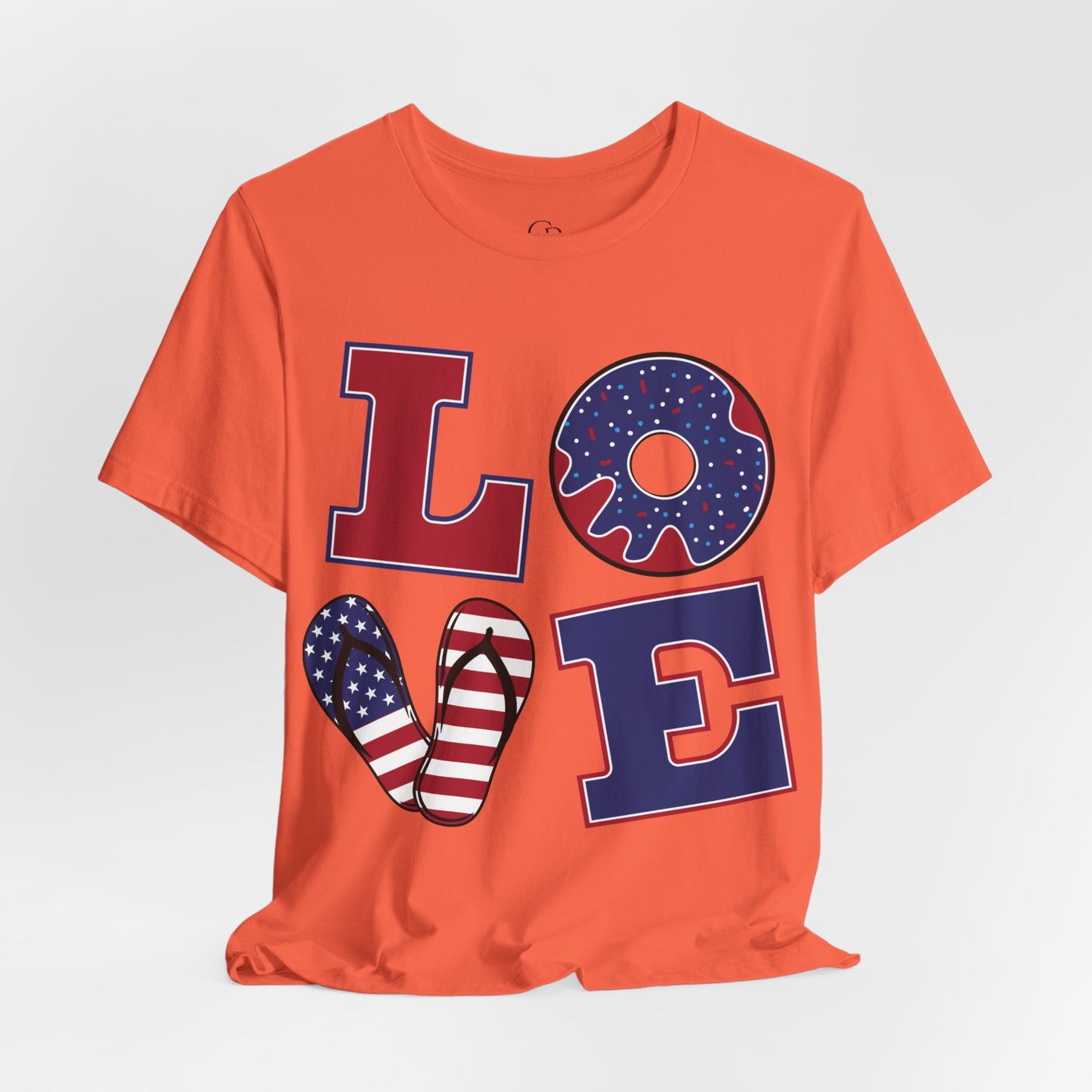 Patriotic Love Unisex Jersey Short Sleeve Tee