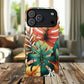 Tropical Monstera Leaf Phone Case - Stylish Tough Magnetic Cases, Floral Protection, Summer Vibe, Gift for Nature Lovers, Trendy Mobile Accessories