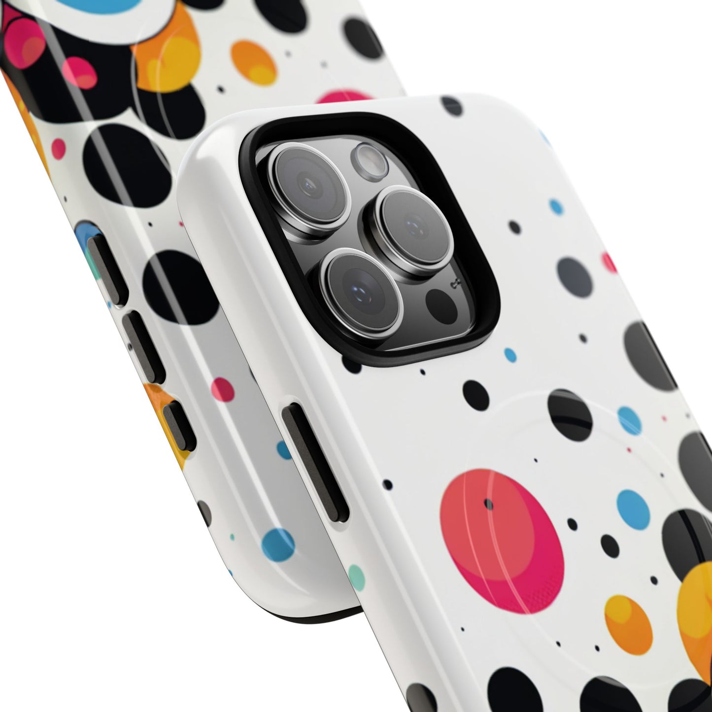 Vibrant Bubble Bloom Galaxy Magnetic iPhone Cases, Artistic Protection for Your Device, Gift for Tech Lovers, Colorful Designs, Unique iPhone Accessories