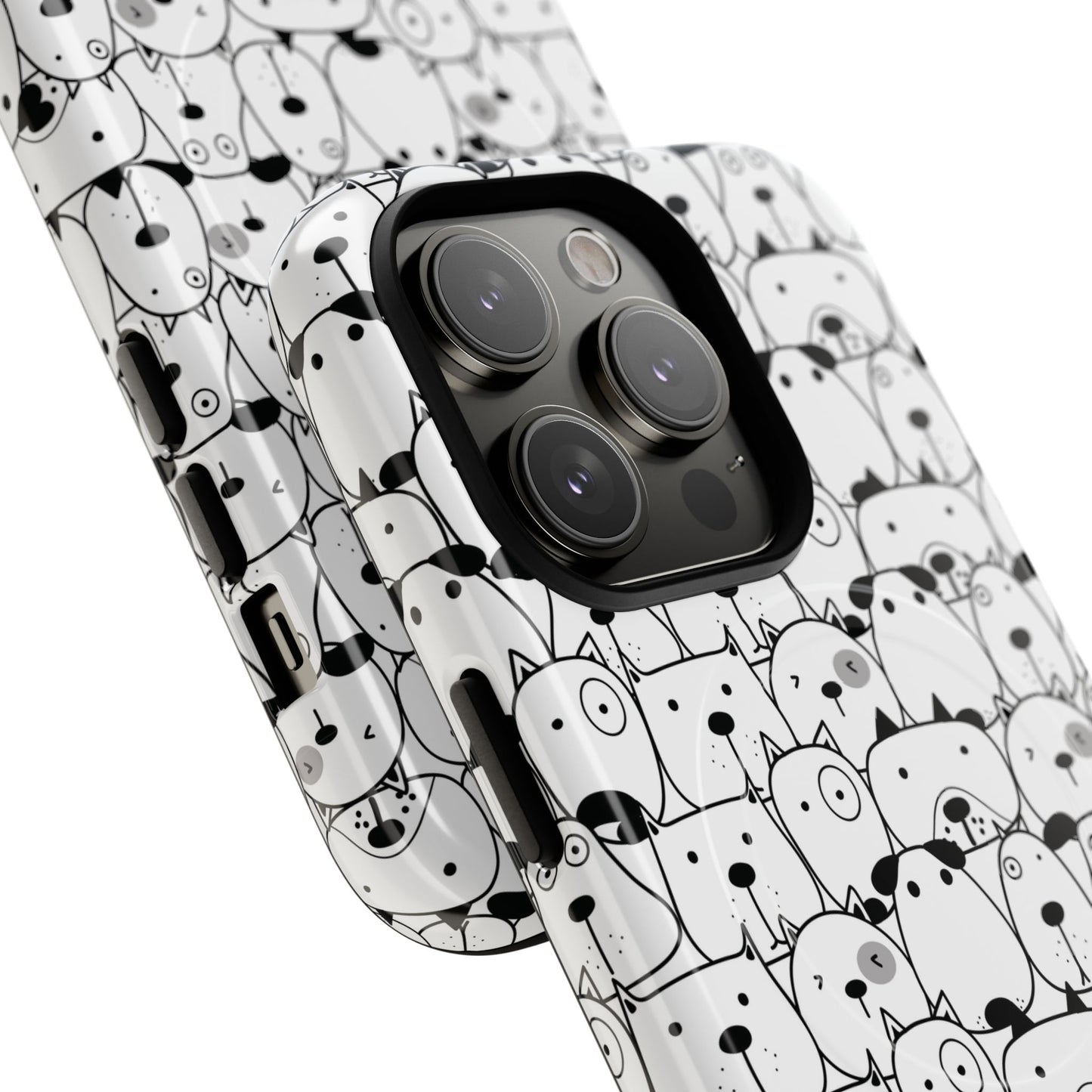Cute Animal Pattern Phone Case, Tough Magnetic Cases for Pet Lovers, Gifts for Birthday, Holiday, Cute Accessories, Phone Covers