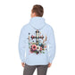 Faith and Floral Cross Unisex Gildan Hoodie Sweatshirt