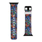 Psychedelic Visions Vibrant Artistic Apple Watch Band - Fun Colorful Design